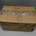 LE TAUCI Ramekins Oven Safe with Lids, 12 oz Ramikin Set for Creme Brulee, Souffle, Dipping Sauce, Onion Soup, Ceramic Food Storage Container - 5 inch, Set of 4, Arctic White