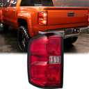 Tail Lights Compatible with Chevy Silverado 1500 2500 3500 2014-2019, GMC Sierra 2500 3500 2015-2019 Rear Lamps (Left Driver Side)