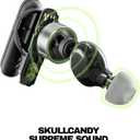 Skullcandy Smokin’ Buds Wireless Earbuds, Bluetooth Headphones, Noise Isolating Fit, Up to 20 Hours Battery, IPX4 Sweat and Water Resistant, Microphone for iPhone Android - True Black