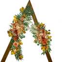 Wedding Arch Flowers, Artificial Flowers for Decoration, Large Flower Swag for Boho Styles Wedding Ceremony Floral Decor - Pack of 2 