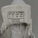 POVOGER High Top Sneakers for Women White Womens High Tops Canvas Shoes Black Fashion Sneakers Casual Lace up Tennis Shoes, Size 7