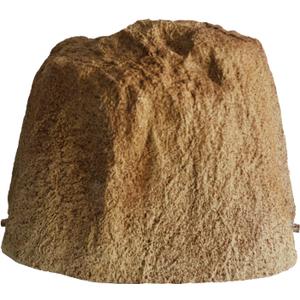 Faux Rock Cover for Landscaping, Fiberglass Fake Stone Decorative Well Pump Cover, 13.6"x12.4"x18.6", Outdoor Rock Covers for Gas Meter, Brown (H13.6"xL18.6"xW12.7", Sand)
