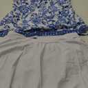 ROSEWE Womens Tummy Control Tankini Bathing Suits, Two Piece Ruched Swimsuits, Floral Print Swimdress with Skirt (Medium)