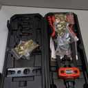 14" Rivet Nut Tool Kit, Heavy-Duty Rivnut/Nutsert Tool with 7 Mandrels (M6, M8, M10, 1/4"-202, 5/16"-18, 3/8"-16) & 70 Rivet Nuts, Rugged Rivnut Tool Kit with Carrying Case (14")