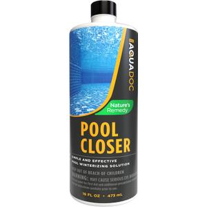 AquaDoc All-in-One Pool Closing Kit Chemical - 16oz - Treats up to 15,000 Gallons - Pool Winterizing Kit for Above Ground and Inground Pools - Winter Closing Chemicals Made in USA
