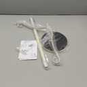 Reusable Shirt Display Stand-Mannequin Torso Tshirt Display Stand for Retail/Vendors,18-33" Adjustable Dress Form Mannequin Stand Clothes Rack,Portable Stable Holder Jacket Coat Hanger,All Metal/White