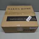 OAKOA Concrete Black Decorative Bowl for Home Decor - Black Fruit Bowl for Kitchen Counter - Black Bowl Decor - Modern Fruit Bowl Black - Centerpiece Bowl