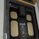 RunStar Scale for Body Weight and Fat Percentage, 8 Electrodes High Precision Digital Scale for BMI 28 Body Composition Measurement, Bathroom Smart Scales with Large Color Display FSA&HSA Eligible (BlackGold)