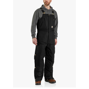 Carhartt Men's Loose Fit Firm Duck Insulated Biberall (L)