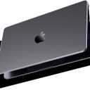 Compatible for MacBook Air 13.6 inch Case M4 M3 M2 2025 2024-2022 Release Model A3240 A3113 A2681, Sturdy Protective Hard Shell Case Cover for MacBook Air M2 13 inch - Space Gray Clear