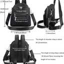 Women's Mini Backpack Purse Fashion Rucksack Daypack Small Shoulder Bag