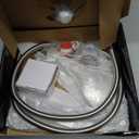 Shower Head Combo(Brushed Nickel), 10'' High Pressure Rain Shower Head with 11'' Adjustable Extension Arm and 5 Settings Handheld Shower Head Combo, Powerful Shower Spray Against Low Pressure Water