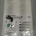 100% Blackout Shield Linen Blackout Curtains for Bedroom 84 Inches Long, Back Tab/Rod Pocket Living Room Drapes, Thermal Insulated Blackout Curtains 2 Panels Set, 50" W x 84" L, Cream