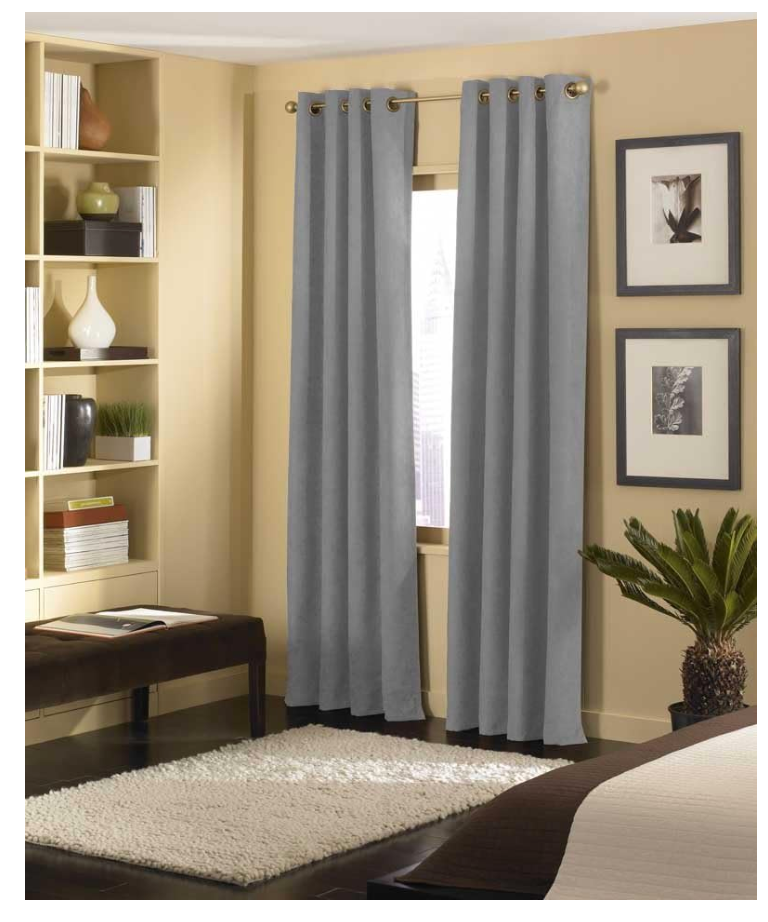 Gromment Window Panel 84in Duncan 50in. W x 84 in. L 127cm x 213 cm