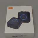 1Mii 2.4GHz Wireless Audio Transmitter Receiver Set for TV, 262Ft/80M Long Range 25ms Low Latency with AUX RCA in/Out, Wireless Audio Adapter for TV PC Powered Speaker Amplifier Soundbar