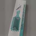 Curly Hair Brush Defining, Vented Curl Defining Brush for Effortlessly Detangling Shaping and Styling Women's Men's Curls on All Wet or Dry Hair Types, Reduces Frizz (Green)