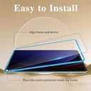 Screen Protector for Samsung Galaxy Tab S10 Lite / S10 FE / S9 FE 5G 10.9 inch / S9 11 inch, 9H Tempered Glass Film with Easy Installation Frame, HD Clear/Anti Scratch, 2-Pack