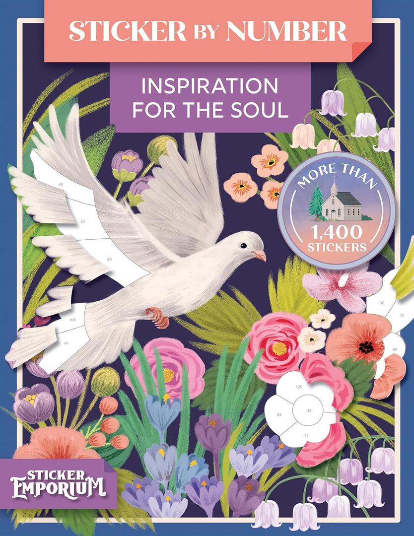 Sticker by Number Inspiration for the Soul: Fusion of Paint-by-Number and Sticker Fun by Sticker Emporium