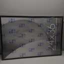 Americanflat 24x36 Poster Frame with Polished Plexiglass - Streamline Collection - Thin Border Picture Frame for Wall Display - Hanging Hardware Included - Black