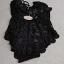 Avidlove Women One Piece Lingerie Deep V Teddy Sexy Lace Bodysuit Snap Crotch Babydoll (Small)