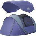 4/6 Person Easy Pop Up Tent,Camping Tent with Skylight and Rainfly,Waterproof,Quick Setup-Instant Tents for Camping Outdoor