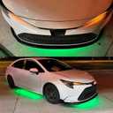 Front Bumper Lip Splitter Spoiler Fit for Toyota Corolla L/LE/XLE/ 2020-2026 Sedan Accessories, Gloss Black 3pcs Air Chin Body Kit