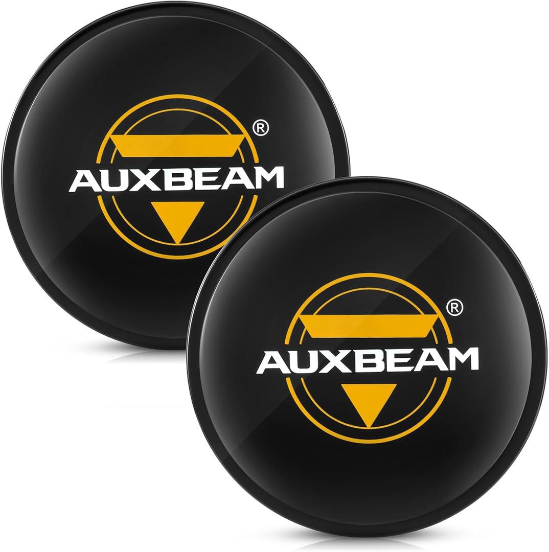 Auxebam 4 inch Pod Light Covers, Black Round Offroad Light Cover Waterproof Polycarbonate Protective Lens for Round LED Pod Lights Driving Fog Light (Fit for ZD000668 ZD000669 ZD000704 ZD000752)