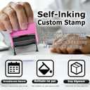 Return to Sender Stamp Self Inking Return Address Stamp Clear & Crisp Impressions- Red Ink (Purple Return to Sender)