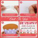 Eaasty Valentines Bulletin Board Decor Set DIY Photo Classroom Craft Library Cupcakes Cutouts for Class Teacher School Door Valentines Decorations