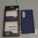 Ruky for Galaxy Z Fold 7 Case with Stand, with Front Privacy Screen Protector & Hidden Kickstand, Support Wireless Charging Slim Hard Shockproof Protective Phone Case for Samsung Galaxy Z Fold 7, Blue