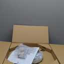 LEDIARY 15.7" Modern Ceiling Fans with Lights and Remote, Dimmable Low Profile Ceiling Fan, Flush Mount Ceiling Fan, Stepless Color Temperature Change and 6 Speeds - White