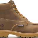Wolverine Men's Floorhand Moc Toe 6" Waterproof Boot Construction (10 Wide, Tan)