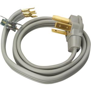 Southwire Dryer Power Cord - Built for Safe & Secure Dryer Connections - 3-Wire Design - Flat Right Angle Plug - Copper Conductors - 30 Amp - 6 Foot