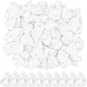 Yeshone 600 Pcs Guitar Picks Bulk Celluloid Picks Plectrums for Electric Acoustic Guitar Thin Medium Heavy Plectrums(White,0.46, 0.71, 0.96 mm)