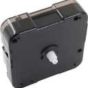 1pc Clock Mechanism Replacement, 8mm/0.31 Inch Shaft Length Wall Clock Mechanism, Quartz Clock Movement, DIY Silent Movement Mechanism Replacement (Without Thread)