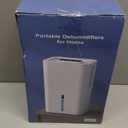 Portable Home Dehumidifier for Basements Bathroom Bedroom|91 OZ Tank|900 sq.ft Coverage|Quiet Smart Design with Auto Shut-Off White91 OZ