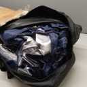 10x10 Pop Up Canopy Tent with 2 Sidewalls, Easy Up Canopy Upgraded Outdoor Party Sun Shade Tent Portable Gazebo for Beach Camping Events with Carry Bag and 4 Sand Bags (Navy Blue-New)