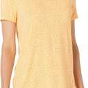 Amazon Essentials Women's Short-Sleeve Scoopneck Tunic, Pack of 2 (M)