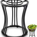 Mini Pond Kit Stand 16 Tall Garden Pond Stand for Indoor Waterfall Holder Garden Rack, Black