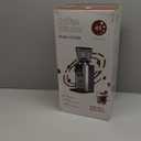 COFIBREWS Burr Coffee Bean Grinder for Home Use with 45 Precise Grinding Settings, Espresso Grinder with Height Adjustable Funnel Stand, LED Touch Panel, Anti-static Design, Micro Switch User Friendly