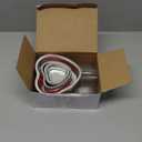 Meanplan 30 Pack Heart Shaped Cake Pans 9 oz, 3.4 and 1.86 oz Aluminum Heart Shaped Foil Pan Disposable Valentine Cake Baking Mold with Lids Galentine's Day Cupcake Dessert Boxes for Valentine Parties