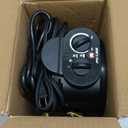 Greenhouse Heater with Thermostat, Auto Temperature Control Kit with Digital Display, Fast Heating, Overheat Protection, for Grow Tent, Greenhouse, Flower Room, Patio, Winter Plants (Black)