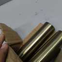 Heavy Duty Non- Adjustable 36In/3Ft Curtain Rods for Window, Antique Bronze
