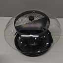 Kingsyard Bird Feeder for Outside, Dual-Use Metal Mesh Wild Bird Feeder with Weatherproof Dome Dual, 2.5 lbs Seed Capacity for Finch Cardinal (Iron Grey)