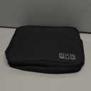 SELLYFELLY Electronic Bag Travel Cable Accessories Bag Waterproof Double Layer Electronics Organizer Portable Storage Case for Cable, Cord, Charger, Phone, Adapter, Power Bank, Kindle, Hard Drives (Black)