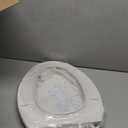 Kohler K-20110-0 Brevia Elongated Toilet Seat with Grip-Tight Bumpers, Quiet-Close Seat, Quick-Attach Hardware, White