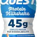 Quest Nutrition Protein Milkshake, Vanilla, 45g Protein, 2g Sugar, High Protein, Low Sugar, Gluten Free, 1 Count By 09/03/2026 PACK of 12