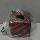 Rattan Tissue Box Cover Square, Hand Woven Wicker Tissue Holder, 5.5 x 5.5 X 5.7 inch, Natural