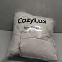 CozyLux Queen Comforter Set Beige Seersucker 7 Pieces Bed in a Bag Queen Comforter Set with Sheets, Luxury Soft Bedding Set with Down Alternative Comforter, Sheets, Pillowcases & Shams for All Seasons