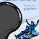 Snow Tube with Towable Leash, 68 Inch Snow Sleds for Kids and Adult2 Person Sled for Winter Sports, Snow Tubes for Sledding Heavy Duty, Inflatable Snow Sled with Double Layer Bottom Fabric
